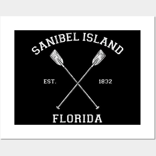 Sanibel Island Florida Vacation Wall Art by Vector Deluxe